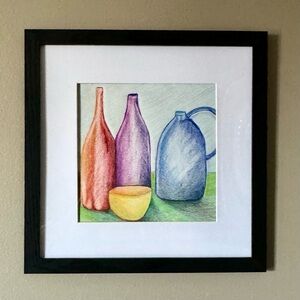 NEW Handmade Hand Crafted Original Artwork - Home Decor - Kitchen Still Life Art